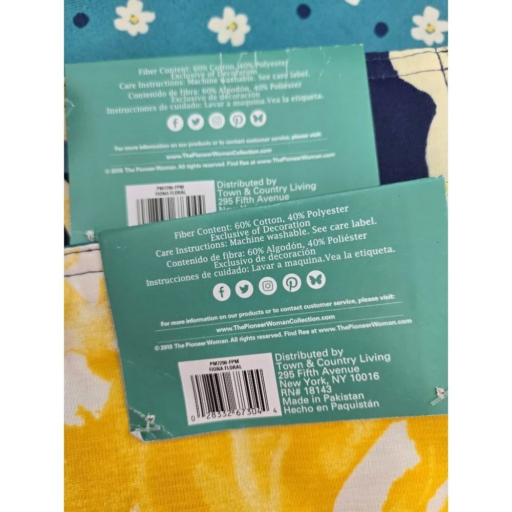 The Pioneer Woman Fiona Floral Placemat With Pocket 14